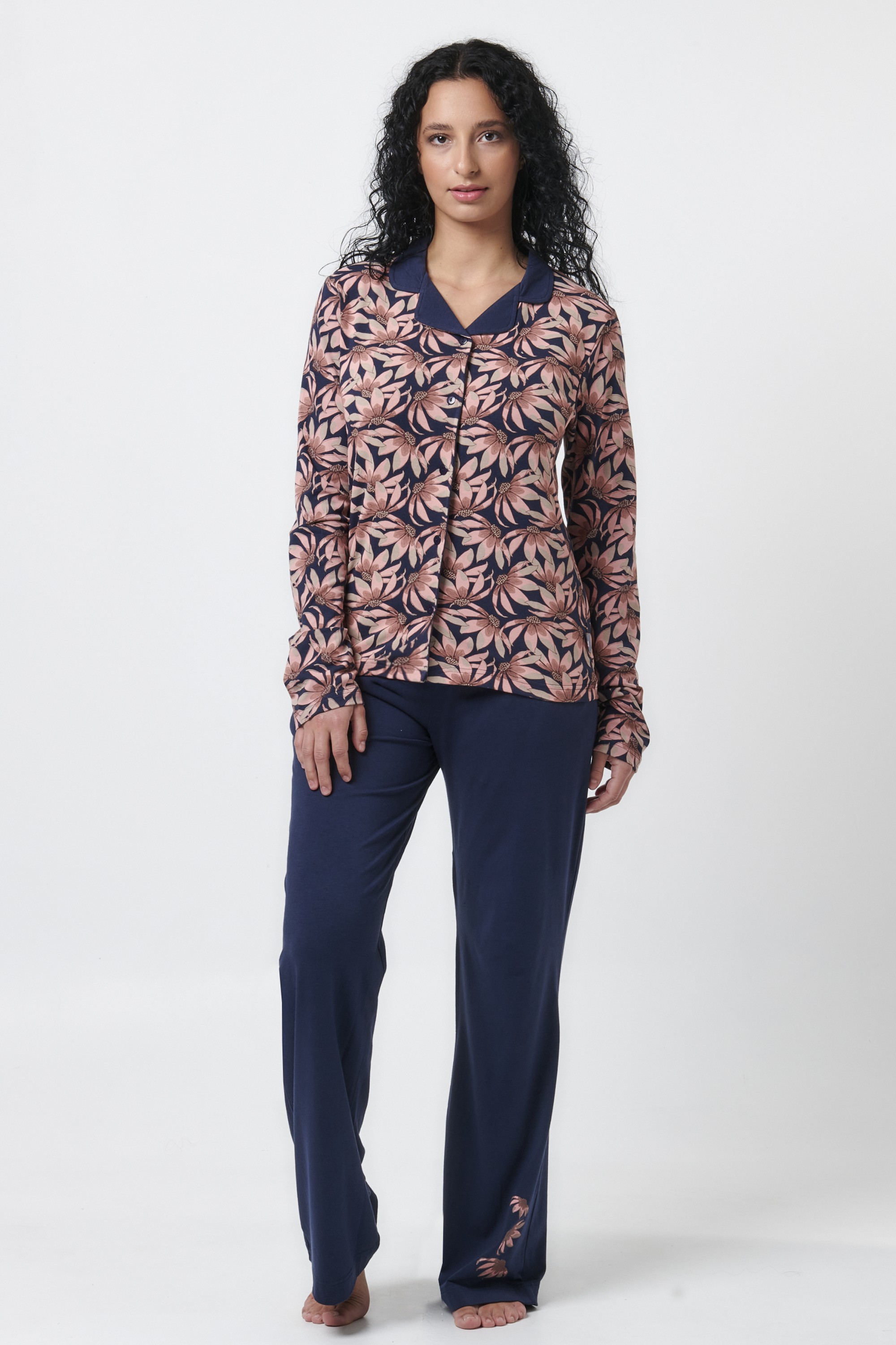 WOMAN SET PJ CLASSIC JACKET "BLOSSOM"